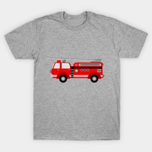 Kids Fire Truck For Boys & Girls T-Shirt